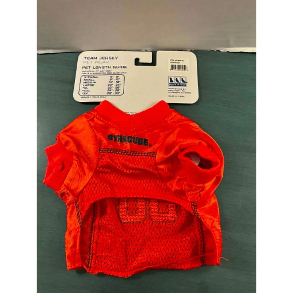Pets First Syracuse Orange Jersey Pet XS Orange New NCAA Collegiate Dog Cat